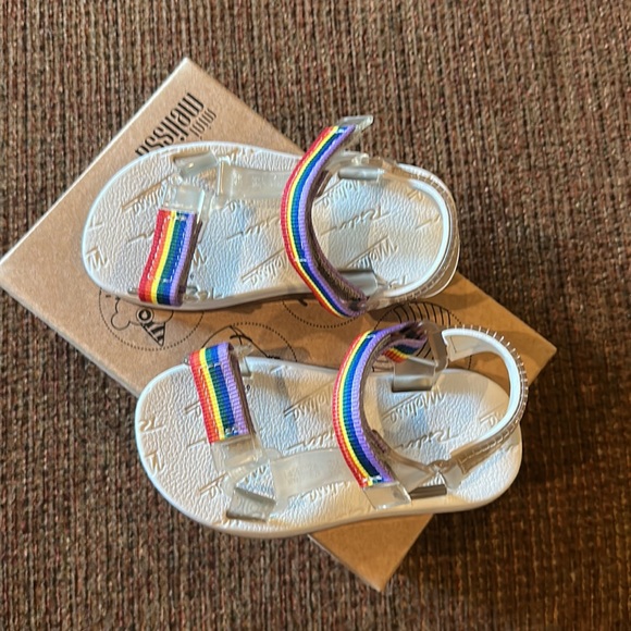 Mini Melissa - Baby Girl Papete + Rider I INF - Beige / Beige Rainbow - Picture 16 of 16